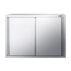 Edelstahl Wandhängeschrank PREMIUM - 1000x400mm - Mit Schiebetür - 800mm Hoch -Küchen Verkauf WSK108 3 de12