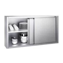 Edelstahl Wandhängeschrank PREMIUM - 1600x400mm - Mit Schiebetür - 800mm Hoch 8 Edelstahl Wandhängeschrank PREMIUM - 1600x400mm - Mit Schiebetür - 800mm Hoch -Küchen Verkauf WSK168 2 ed1f