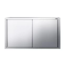 Edelstahl Wandhängeschrank PREMIUM - 2000x400mm - Mit Schiebetür - 800mm Hoch 9 Edelstahl Wandhängeschrank PREMIUM - 2000x400mm - Mit Schiebetür - 800mm Hoch -Küchen Verkauf WSK208 3 321e