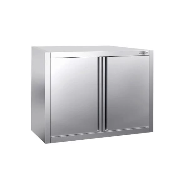 Edelstahl Wandhängeschrank PREMIUM - 800x400mm - Mit Flügeltür - 650mm Hoch 2 Edelstahl Wandhängeschrank PREMIUM - 800x400mm - Mit Flügeltür - 650mm Hoch – Bild 2