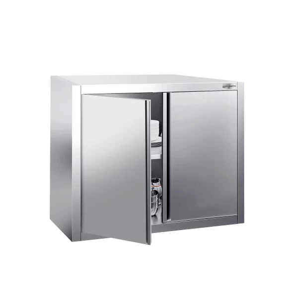 Edelstahl Wandhängeschrank PREMIUM - 800x400mm - Mit Flügeltür - 800mm Hoch 3 Edelstahl Wandhängeschrank PREMIUM - 800x400mm - Mit Flügeltür - 800mm Hoch – Bild 3