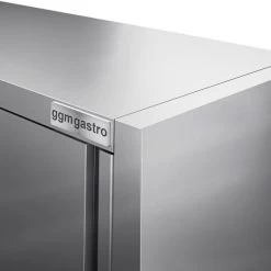 Edelstahl Wandhängeschrank ECO - 800x400mm - Mit Flügeltür - 650mm Hoch -Küchen Verkauf WSK eco detail 241d 1
