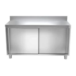 Edelstahl Arbeitsschrank PREMIUM - 1600x600mm - Mit Schiebetür & Aufkantung 13 Edelstahl Arbeitsschrank PREMIUM - 1600x600mm - Mit Schiebetür & Aufkantung -Küchen Verkauf ask167a d0ff