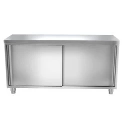Edelstahl Arbeitsschrank PREMIUM - 2000x600mm - Mit Schiebetür Ohne Aufkantung 12 Edelstahl Arbeitsschrank PREMIUM - 2000x600mm - Mit Schiebetür Ohne Aufkantung -Küchen Verkauf ask207 8d0e