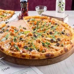 Elektro Mini Pizzaofen - Schwarz - 1x 34cm - Manuell -Küchen Verkauf detail pizza 1 7743