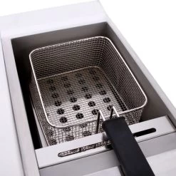 Doppelfritteuse - 600mm - 8+8 Liter - 9 KW - Mit Ablasshahn -Küchen Verkauf efk653 8 8 korb 45f3 1