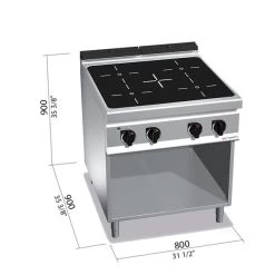 Infrarotherd - 16 KW - 4 Kochfelder -Küchen Verkauf eib899m ma af67