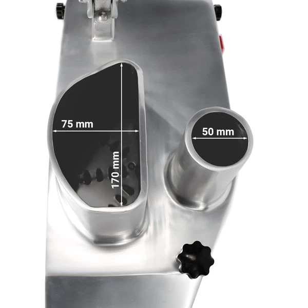 Elektrischer Gemüseschneider- 550 Watt - Rot - Inkl. 5 Schneidescheiben 10 Elektrischer Gemüseschneider- 550 Watt - Rot - Inkl. 5 Schneidescheiben – Bild 10