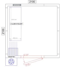 Aluminium Grundregal - 1315 X 1800 Mm -Küchen Verkauf kf2121 2 ll184 4 rl134p e 1feb