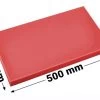 Schneidebrett - 32,5 X 50 Cm - Dicke 2 Cm -Rot