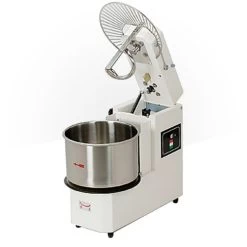 Teigknetmaschine - 53 Liter / 44 Kg - 1 Geschwindigkeit - Kessel Abnehmbar Und Rührwerk Aufklappbar -Küchen Verkauf tmp53kr clean 062d